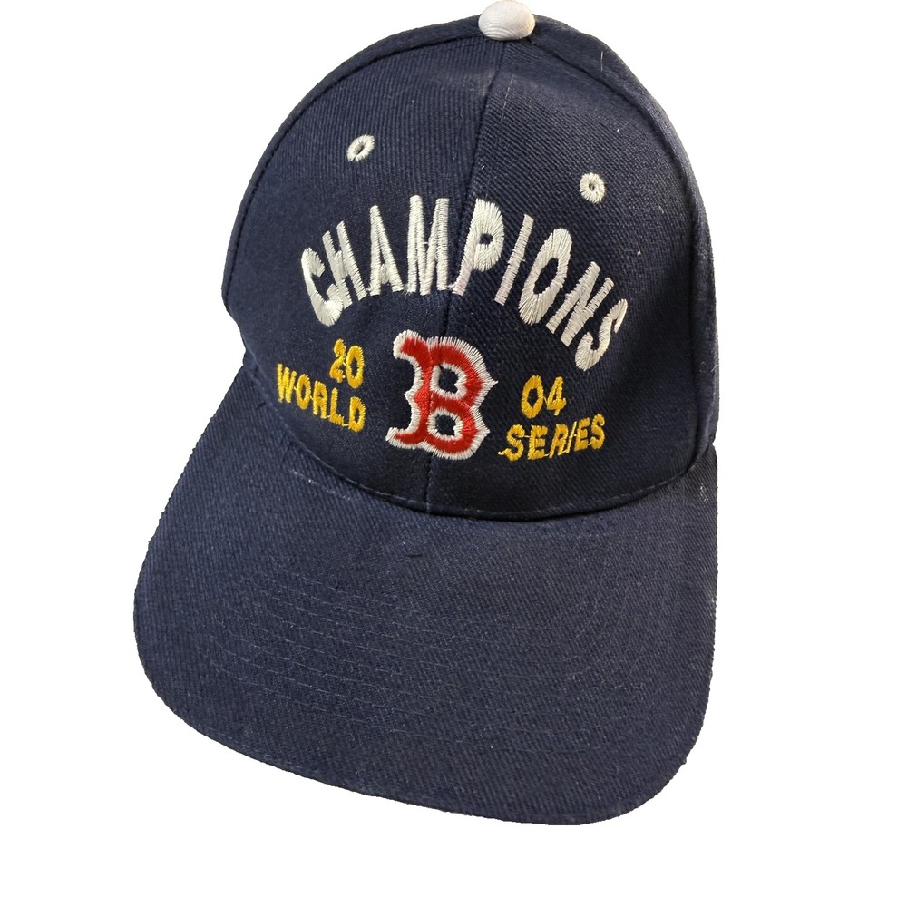 Vintage Boston Red Sox 2004 World Series Champions Hat Embroidered MLB Rare